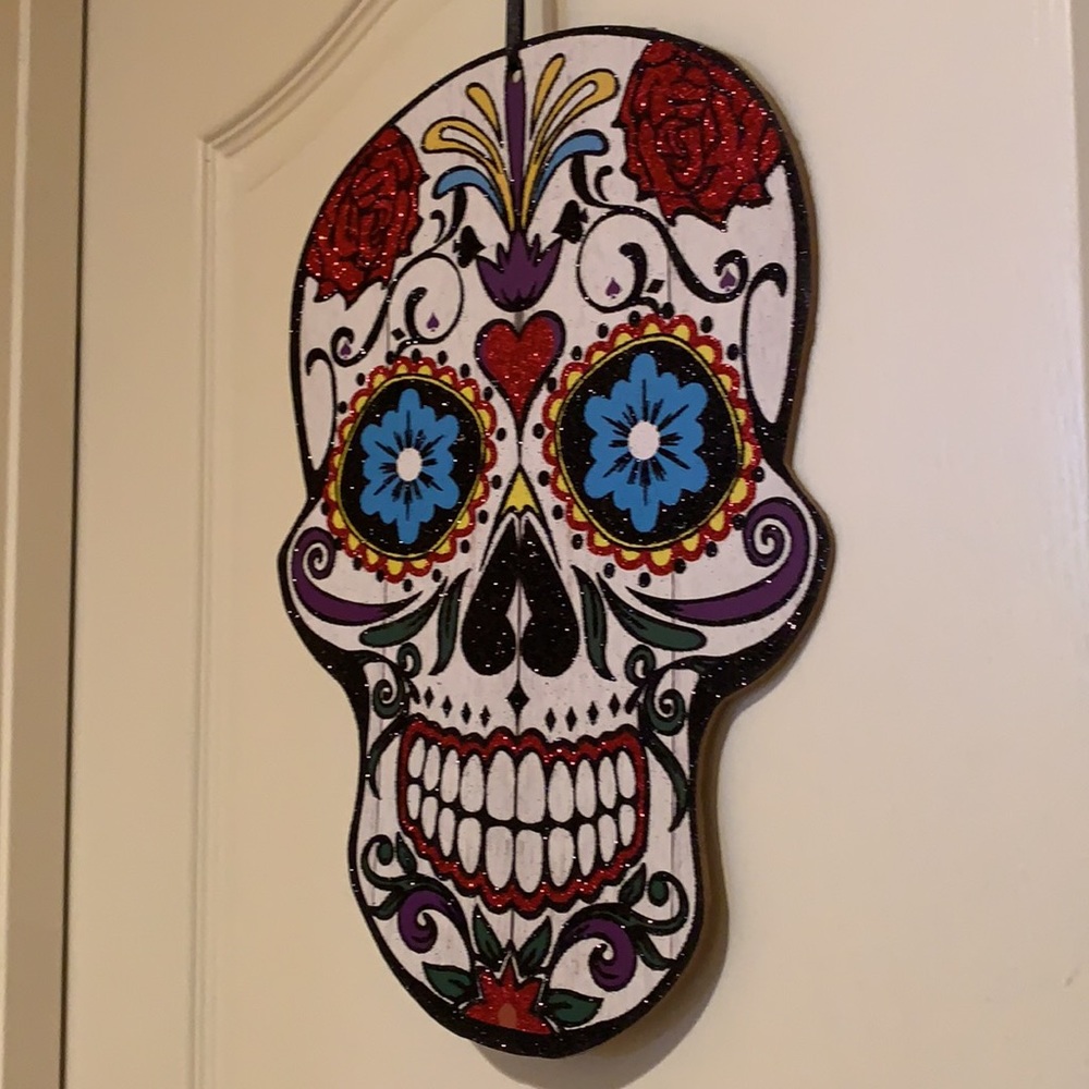 Sugar skull day of dead/Dia de Los Muertos decor Halloween - Picture 3 of 16